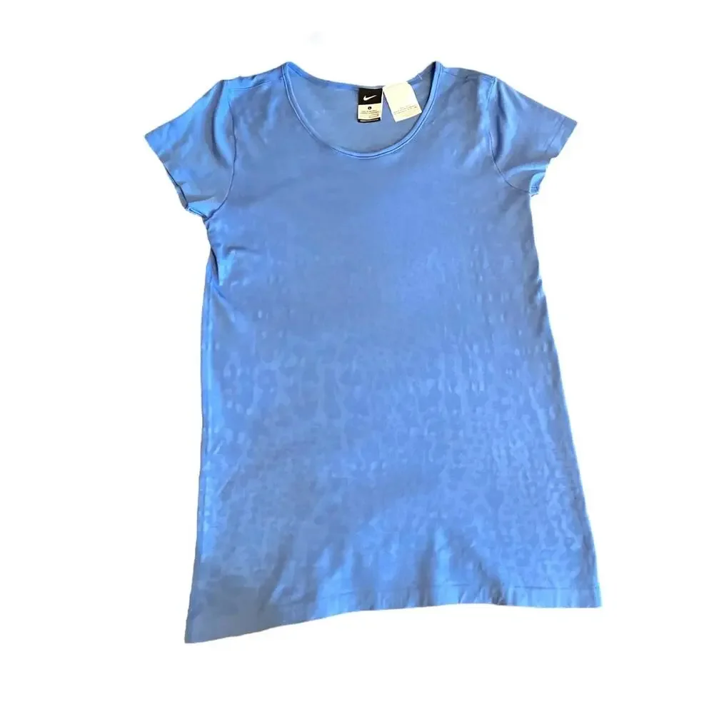 Nike Women's Blue Dri-Fit Activewear Running Top 100% Nylon | Size L